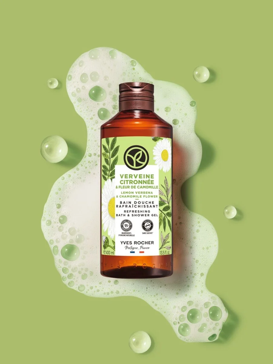 Yves Rocher Bain de Nature Sprchový gel verbena & heřmánek 400 ml