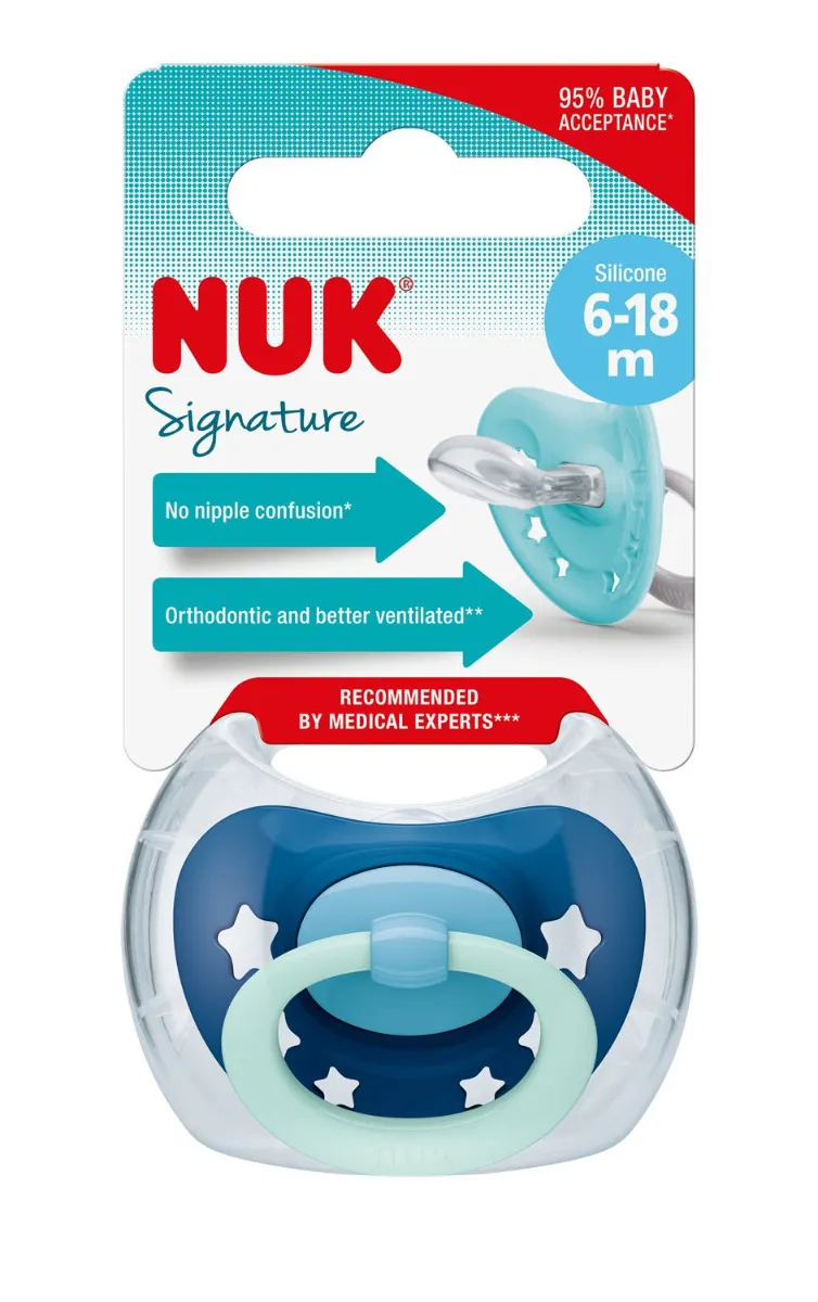 NUK Dudlík Signature 6-18m 1 ks