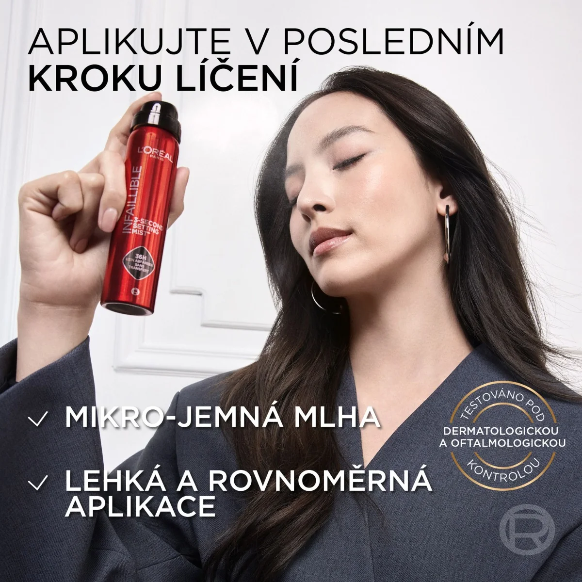 Loréal Paris Infaillible 3 Second Setting Mist fixační sprej 75 ml