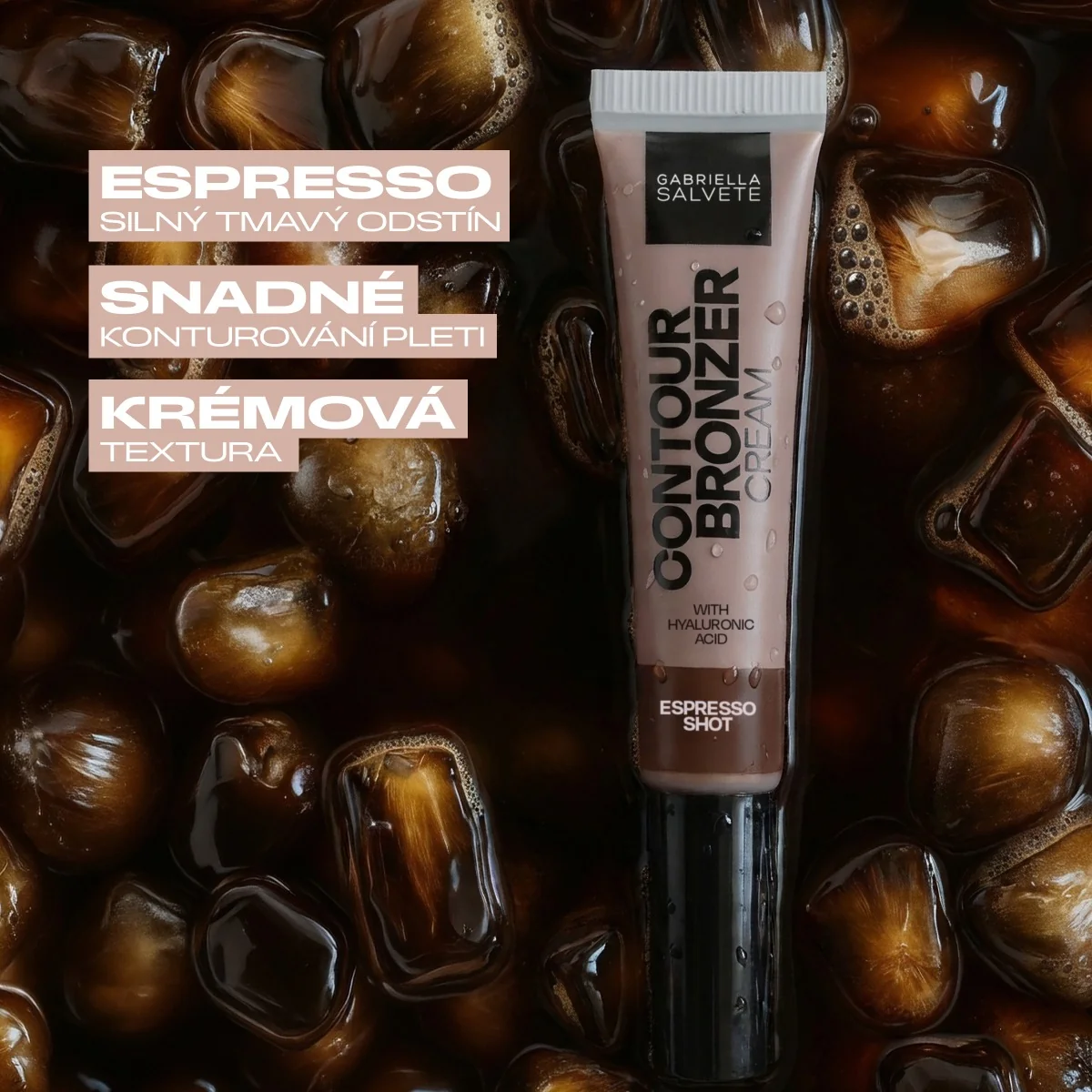 Gabriella Salvete Contour Cream Espresso Shot 03 konturovací krém s bronzerem 10 ml