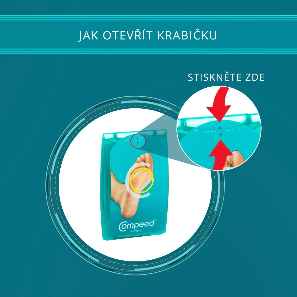 Compeed Náplast na mozoly 6 ks