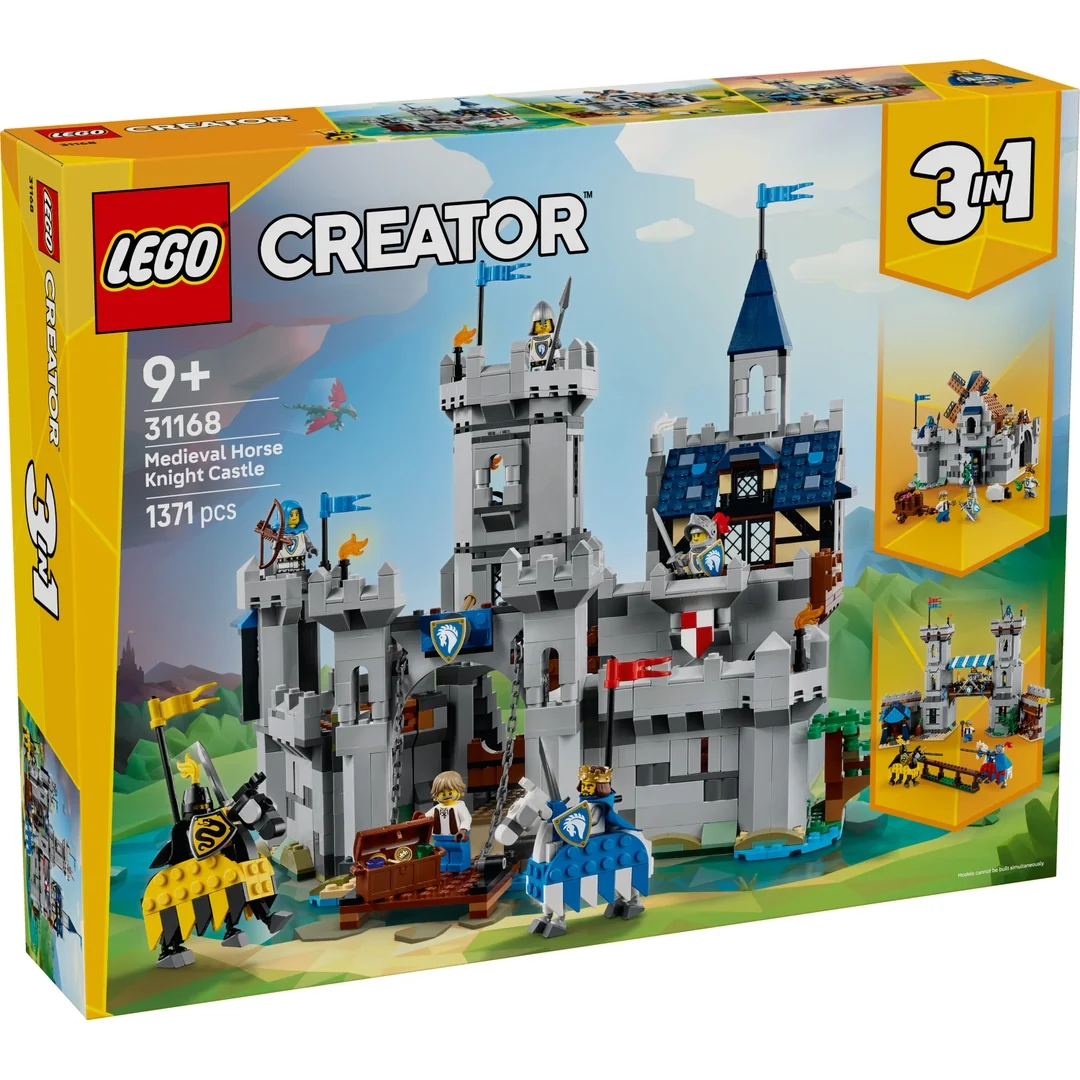 LEGO® Creator 3v1 31168 Středověký hrad a rytíři na koních