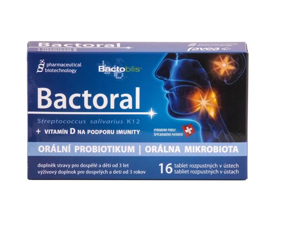 Bactoral + vitamín D 16 tablet
