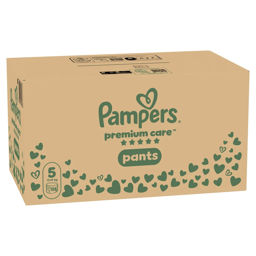 Pampers Premium Care Pants vel. 5 11–17 kg plenkové kalhotky 108 ks
