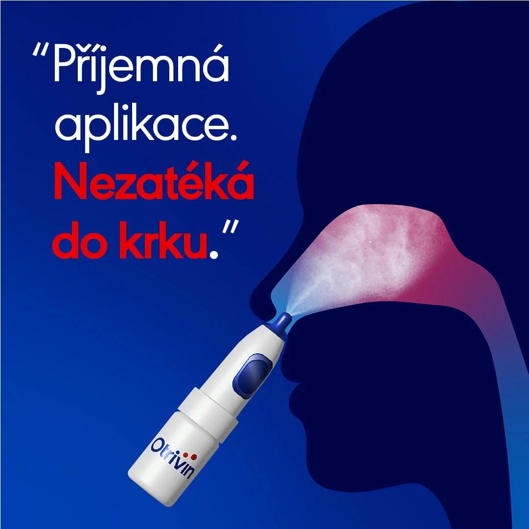 Otrivin Menthol 1 mg/ml nosní sprej, roztok 10 ml