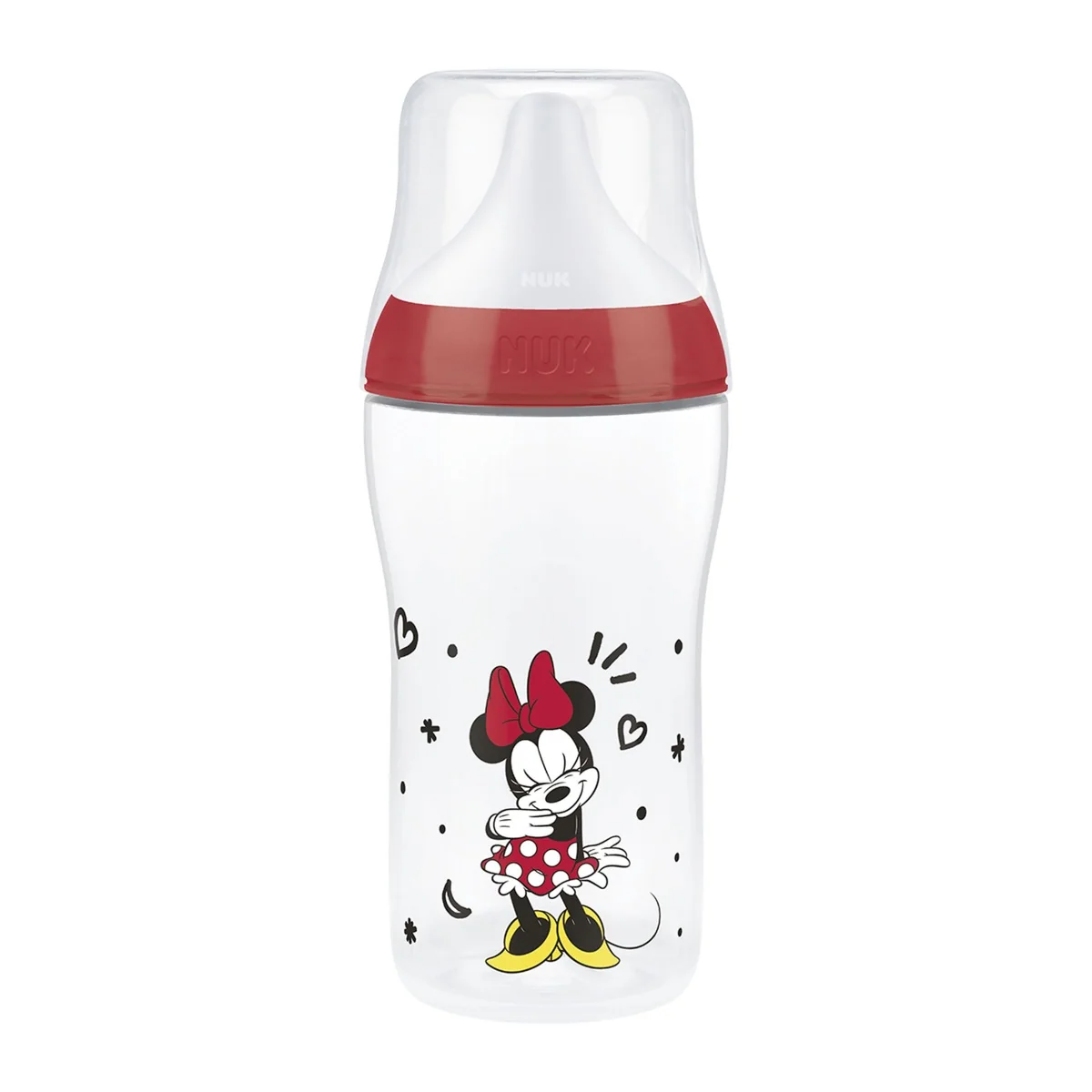 NUK Perfect Match Láhev Disney Minnie 3m+ 260 ml 1 ks red