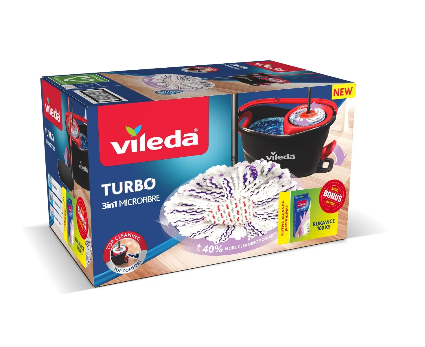 Vileda TURBO 3v1 set