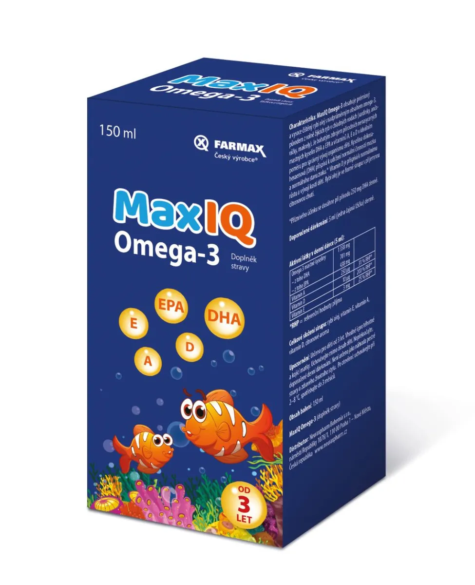 MaxIQ Omega-3 150 ml