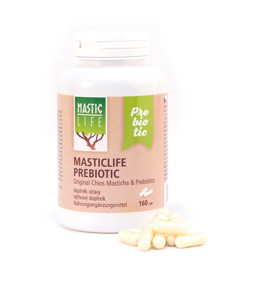 Masticlife Prebiotic Chios Masticha 160 kapslí