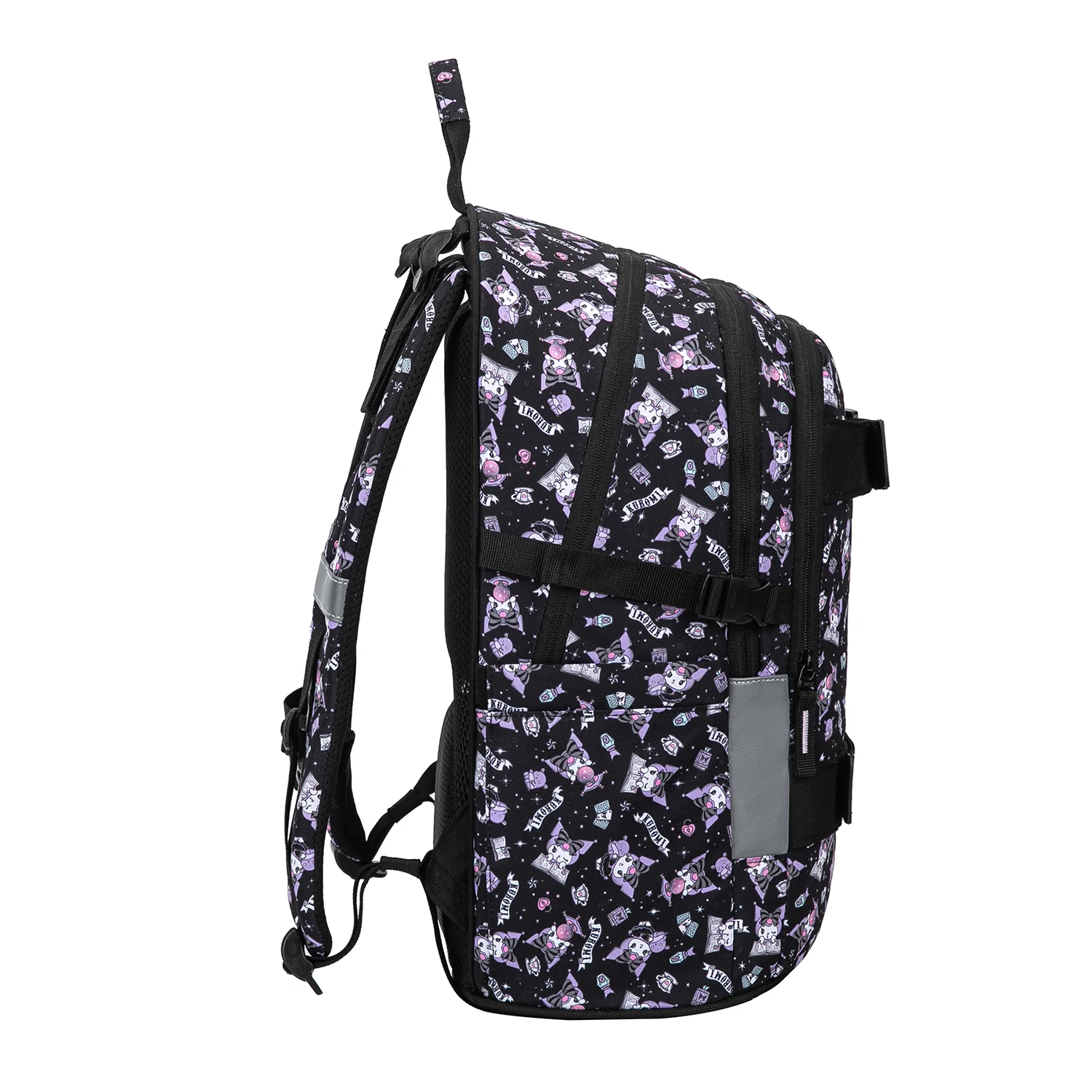 Baagl Školní set Skate Kuromi Black