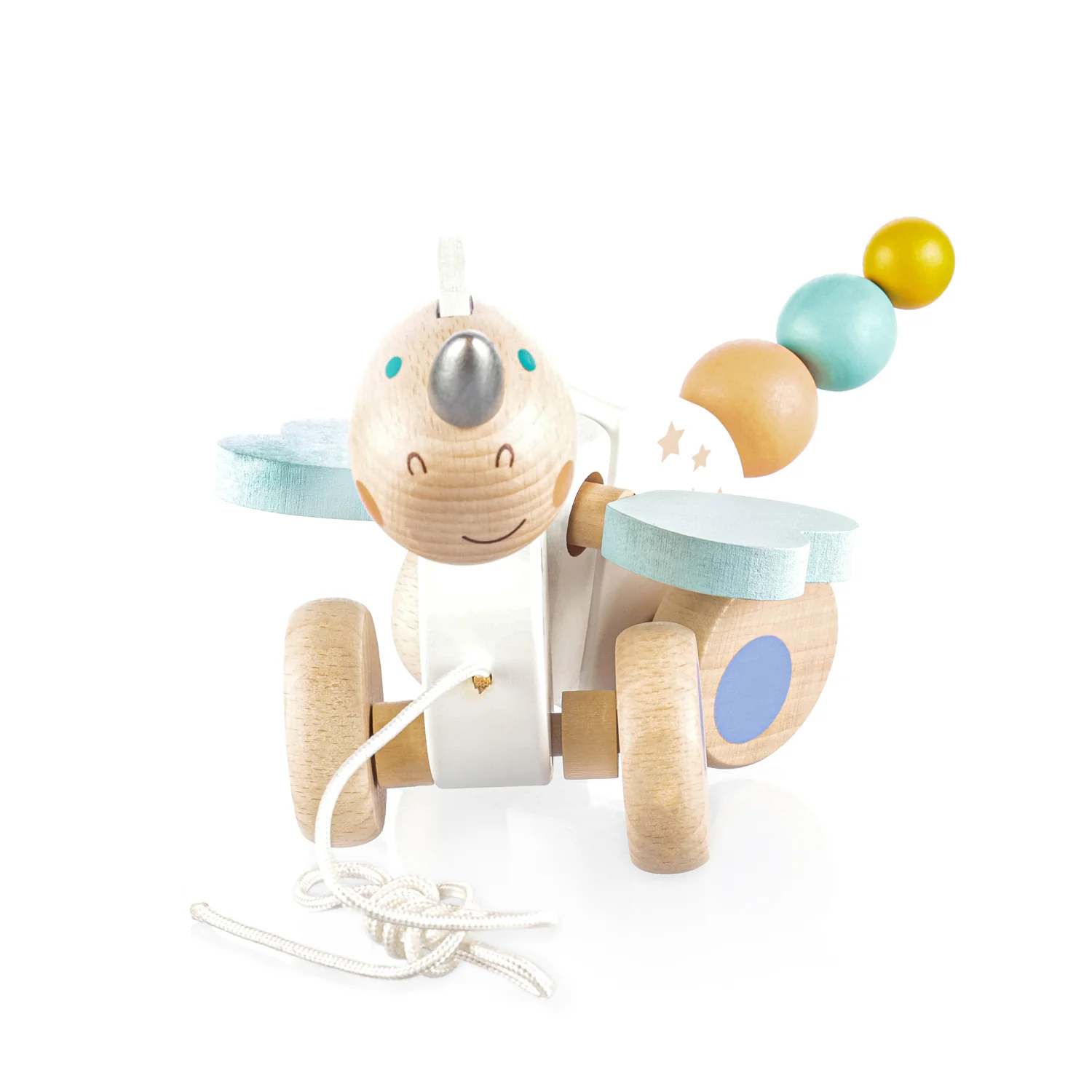 Zopa Dřevěná tahací hračka, Unicorn 2