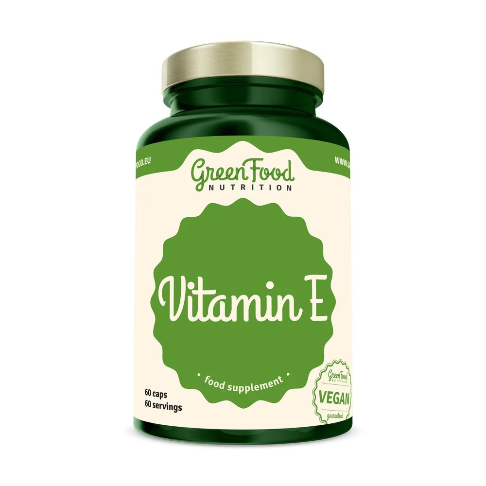 GreenFood Nutrition Vitamin E 60 kapslí