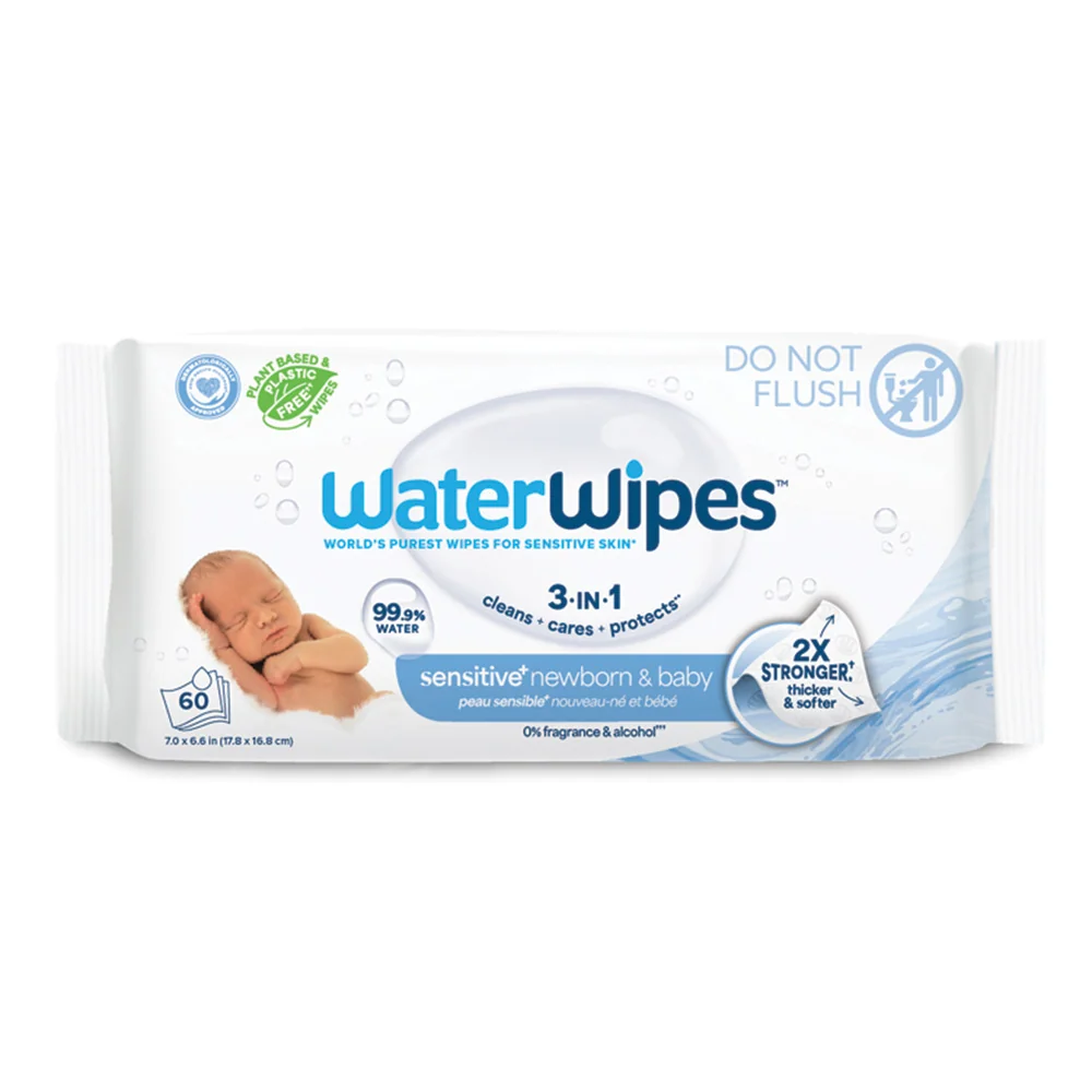 WaterWipes Ubrousky vlhčené Newborn & Baby 3in1 9x60 ks