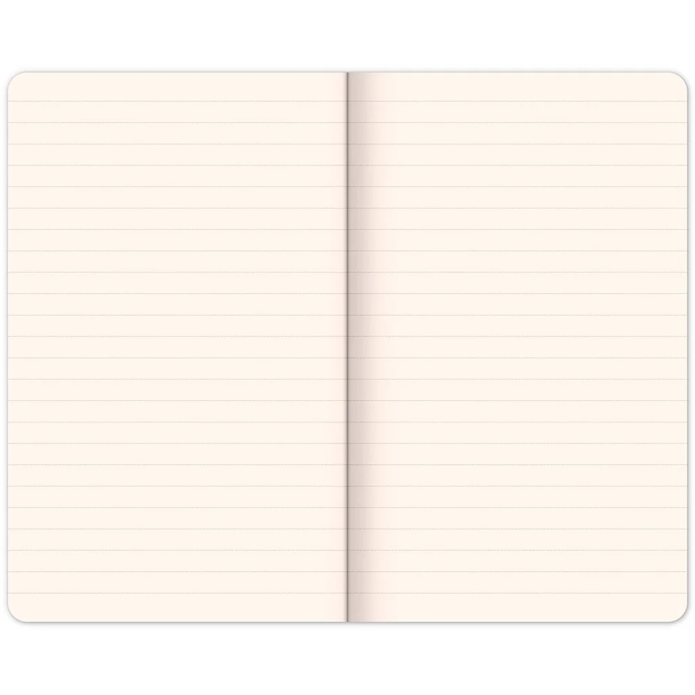 NOTIQUE Notes Lila, linkovaný 13 × 21 cm