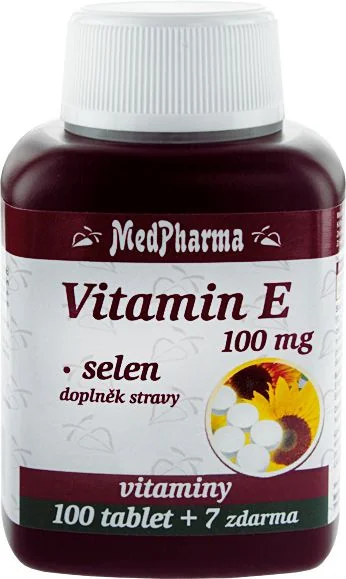 MedPharma Vitamín E 100mg+Selen tbl.107