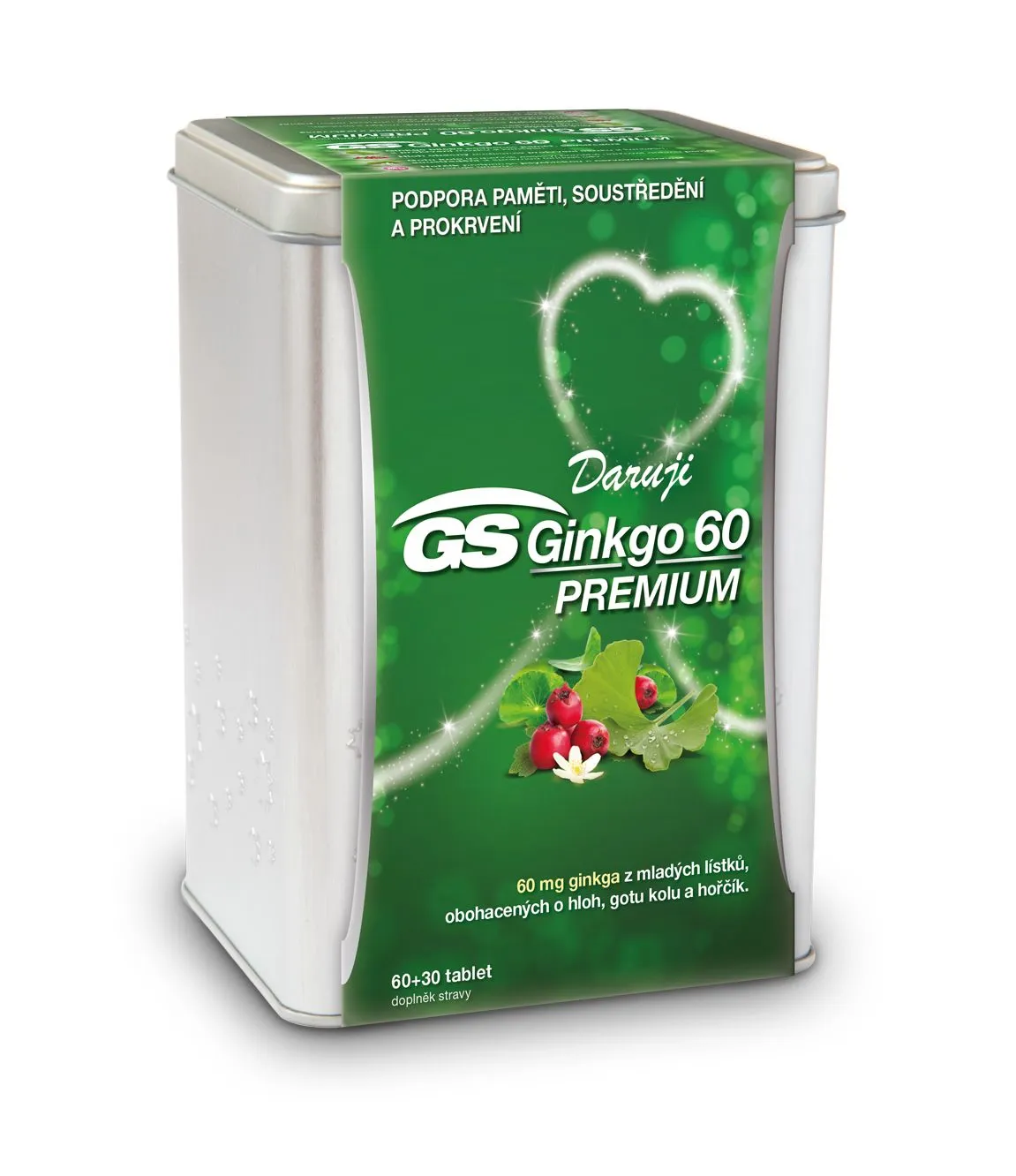GS Ginkgo 60 Premium dárkové balení 60+30 tablet