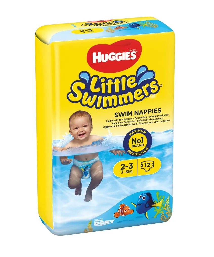 Huggies Little swimmers 3-8 kg koupací plenky 12 ks