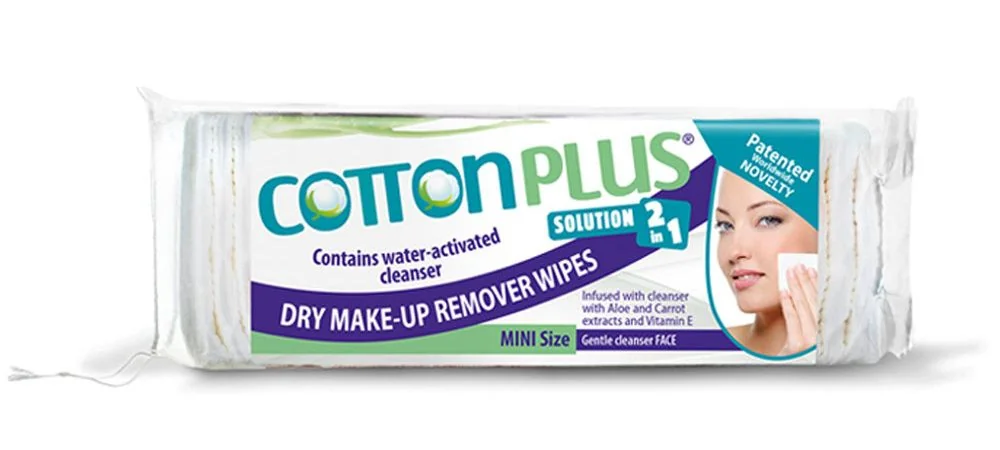 Cotton Plus 2v1 MINI Aloe odličovací tampony 60 ks