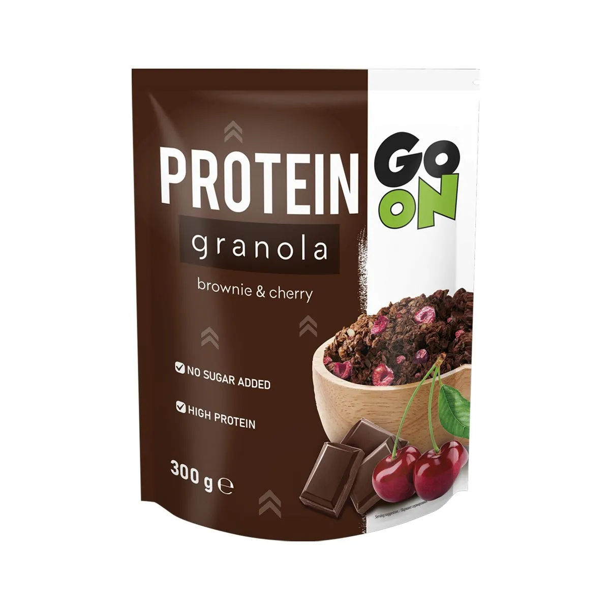GO ON! Proteinová granola brownie a cherry