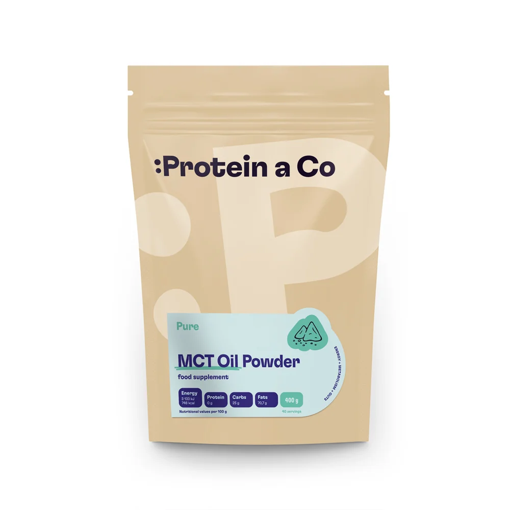 Protein a Co MCT olej prášek natural 400 g