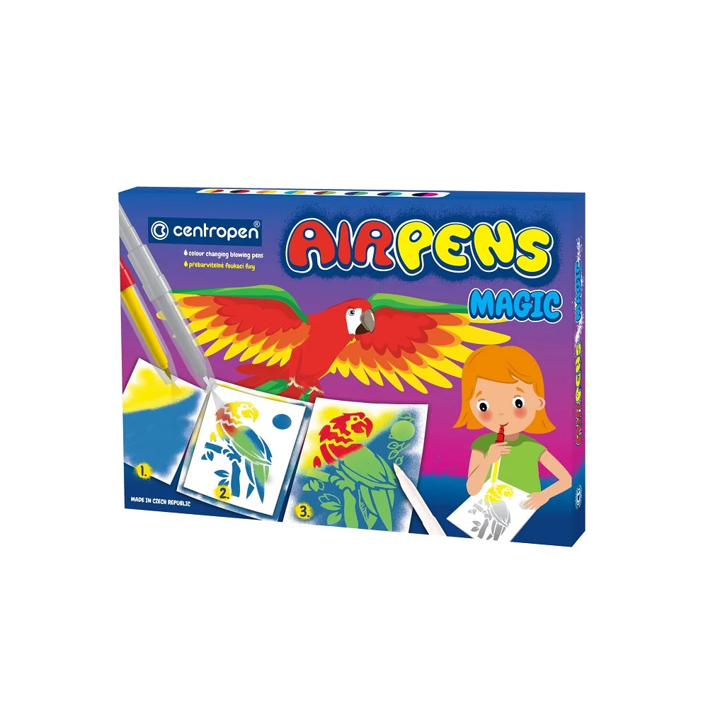CENTROPEN Foukací fixy AIR PENS MAGIC 1549/8+3