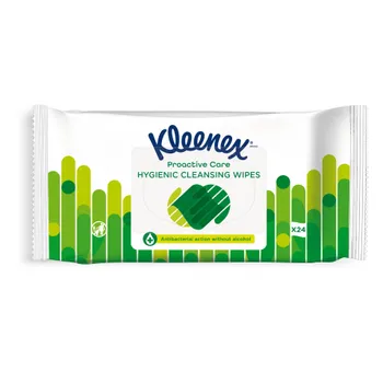 Kleenex Antibacterial Wet Wipes antibakteriální vlhčené ubrousky 24 ks