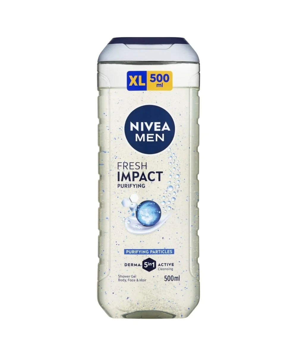 Nivea Men Pure Impact 3v1 sprchový gel 500 ml