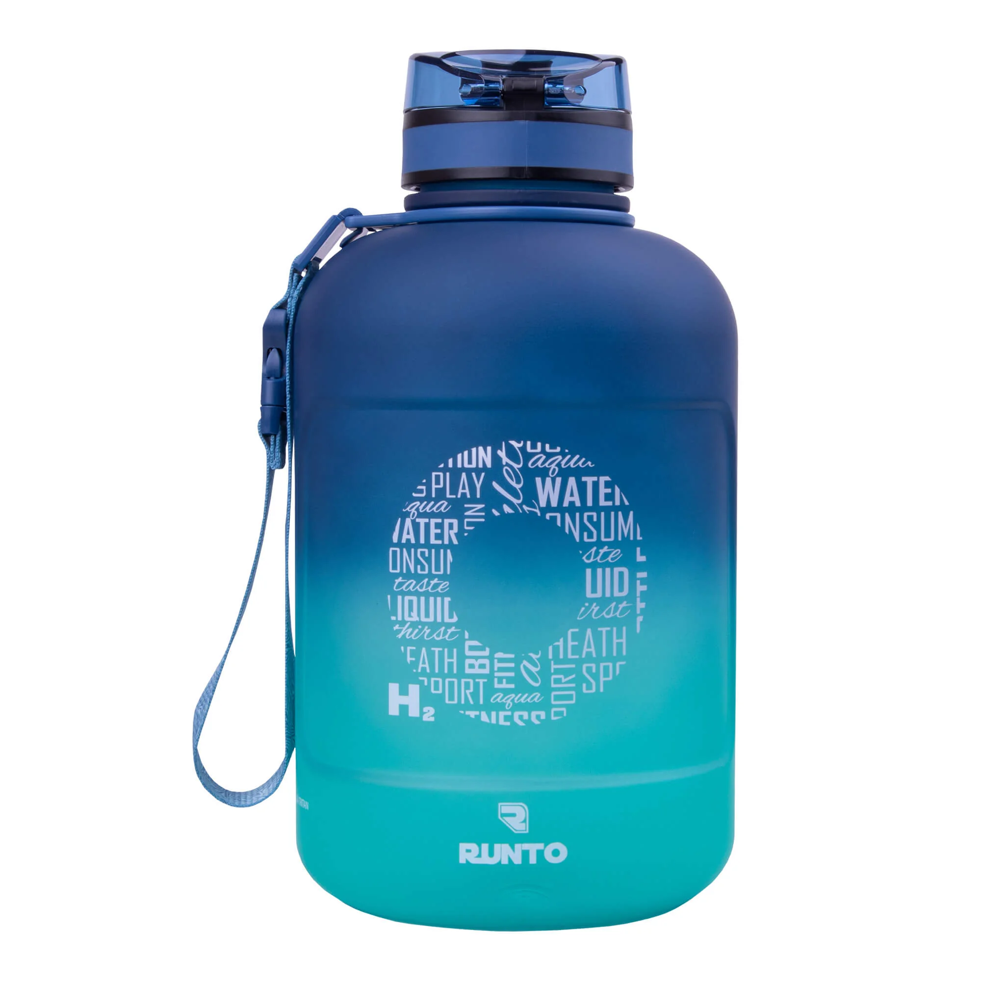 RUNTO Láhev BARREL 2300ml Blue-Mint 