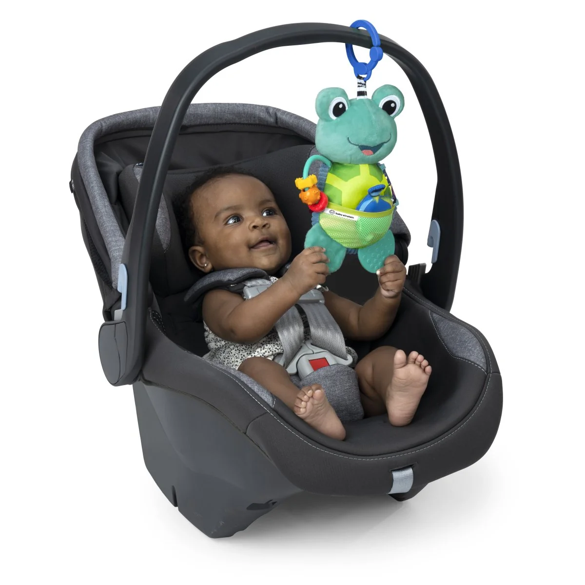 Baby Einstein Hračka aktivní na C kroužku želva Neptune’s Sensory Sidekick™ 0m+