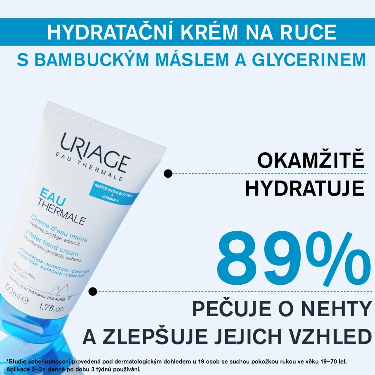 Uriage EAU Thermale Krém na ruce 50 ml