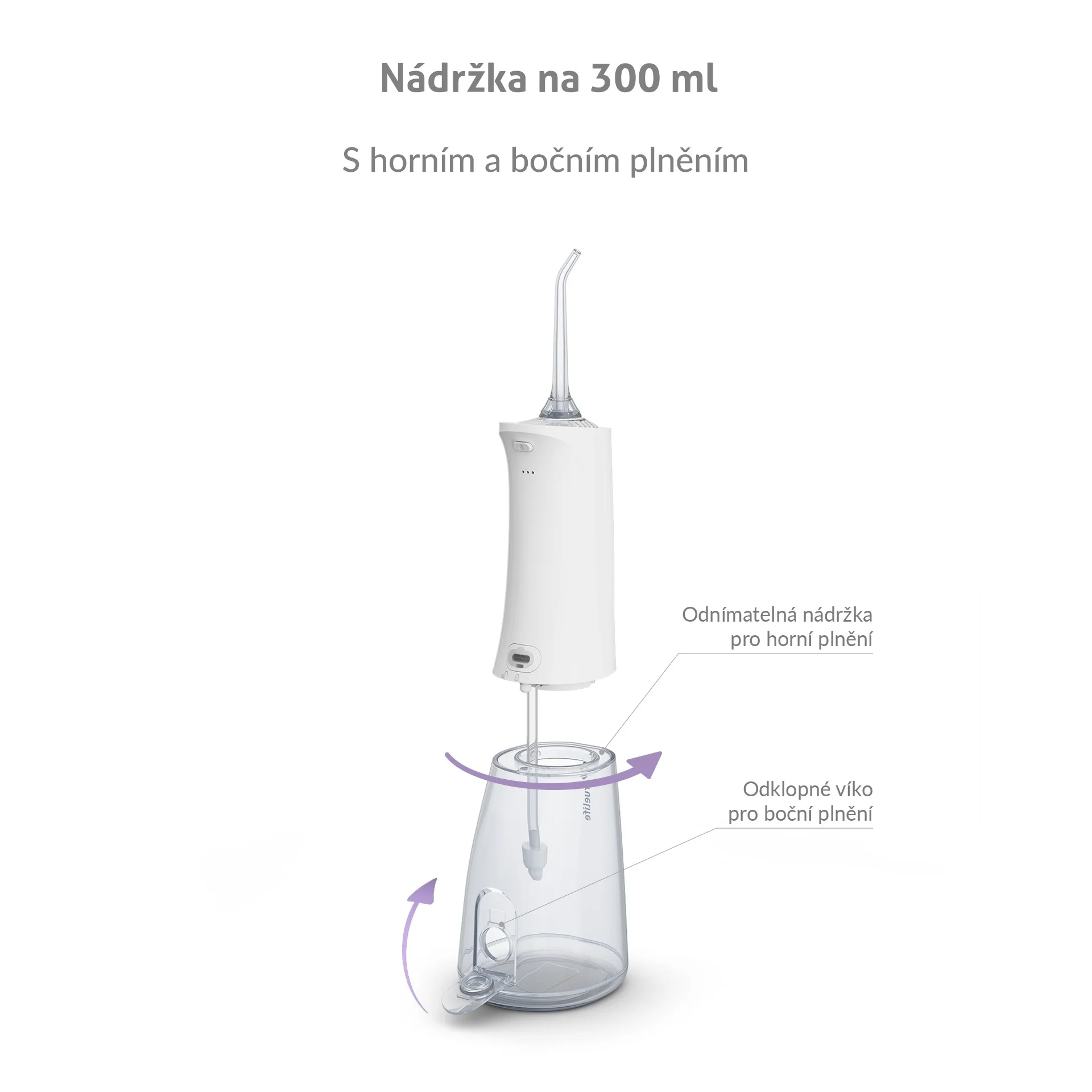 Truelife AquaFloss Compact L100 ústní sprcha bílá