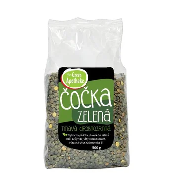 Green Apotheke Čočka zelená tmavá drobnozrnná 500 g