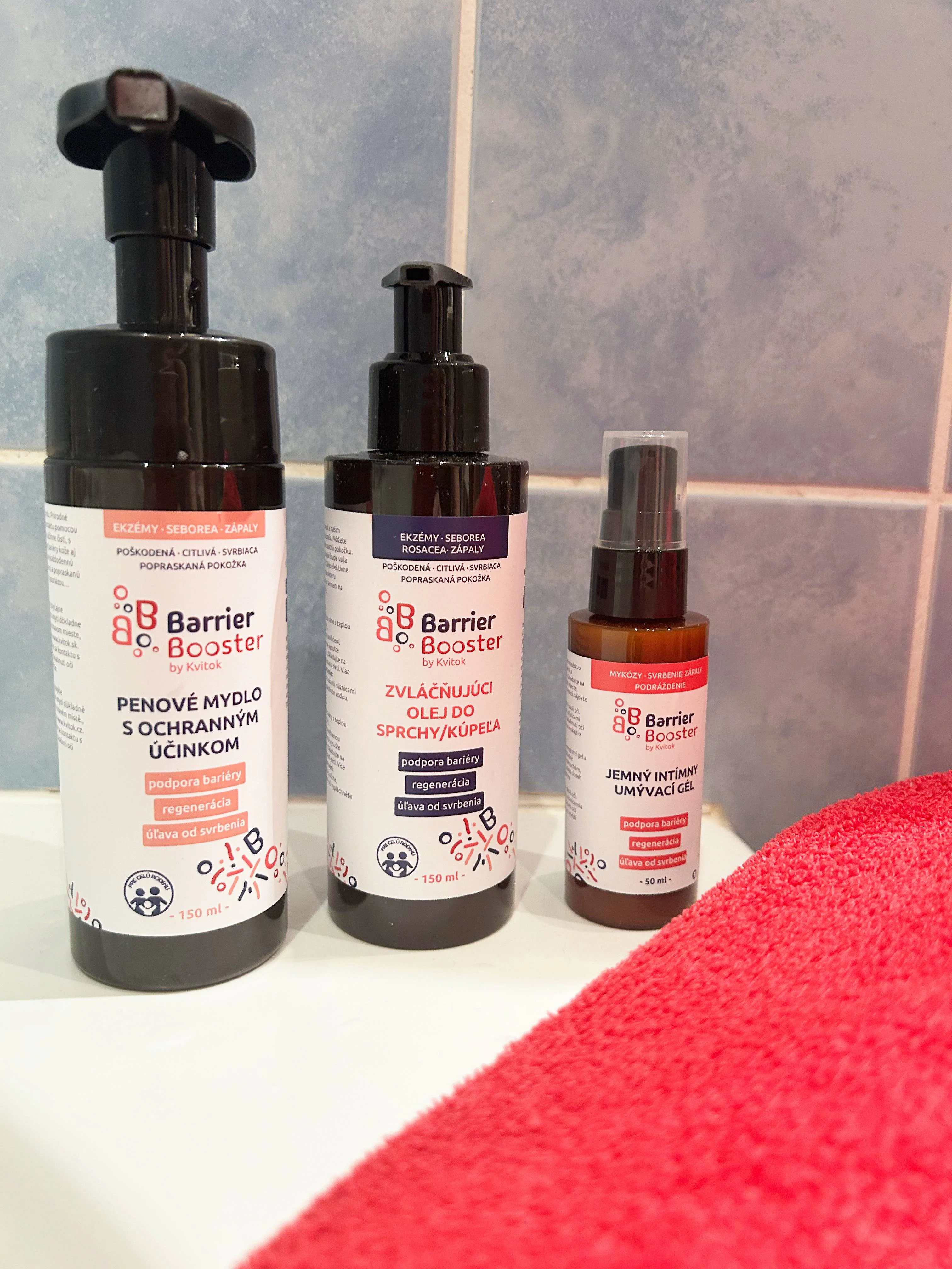 Kvitok Barrier Booster Jemný intimní mycí gel (50 ml) 