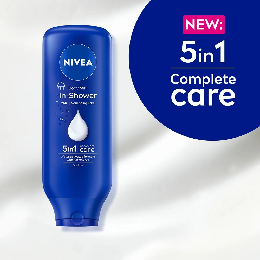Nivea In-Shower výživné tělové mléko do sprchy 400 ml