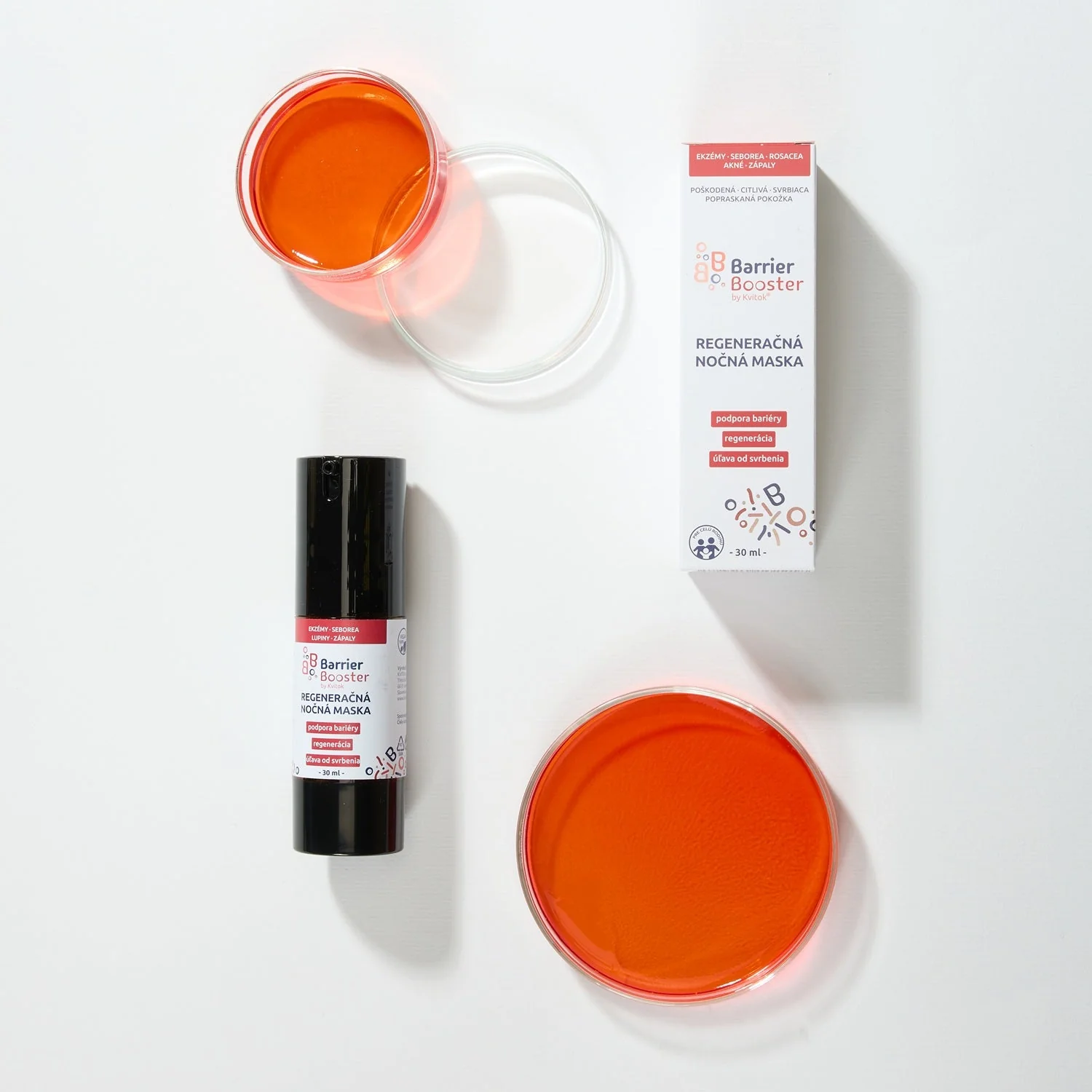 Kvitok Barrier Booster Regenerační noční maska (30 ml)