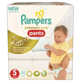 Pampers Premium Care Pants vel. 5 Junior plenkové kalhotky 20 ks