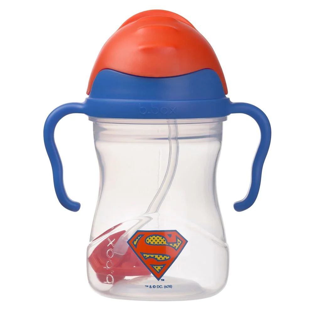 B.BOX Hrneček s brčkem 240 ml - Superman |
