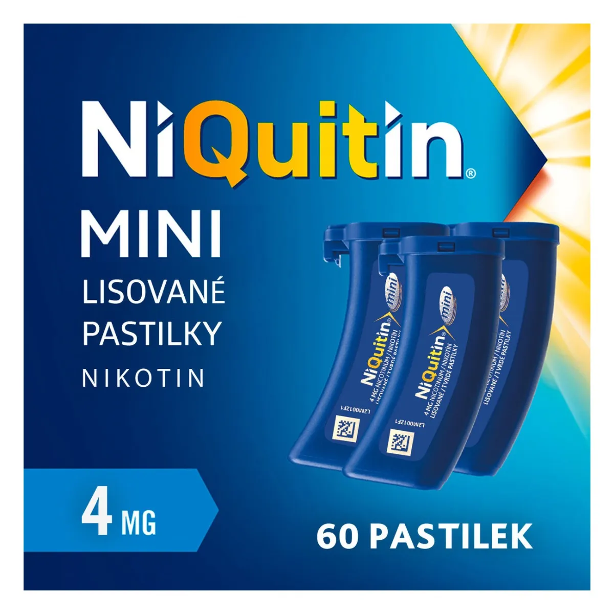 Niquitin mini 4 mg 3x20 lisovaných pastilek