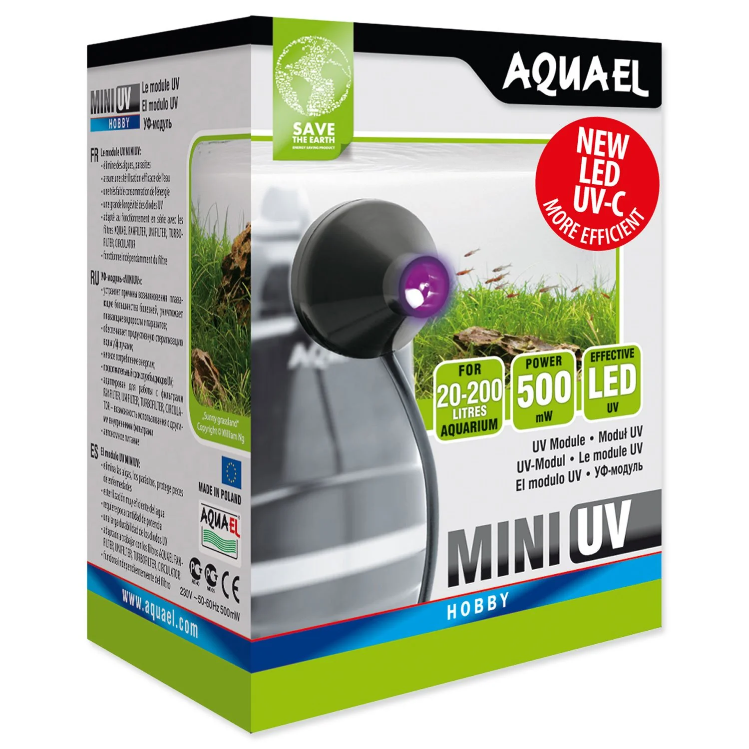 AQUAEL Sterilizátor Mini UV