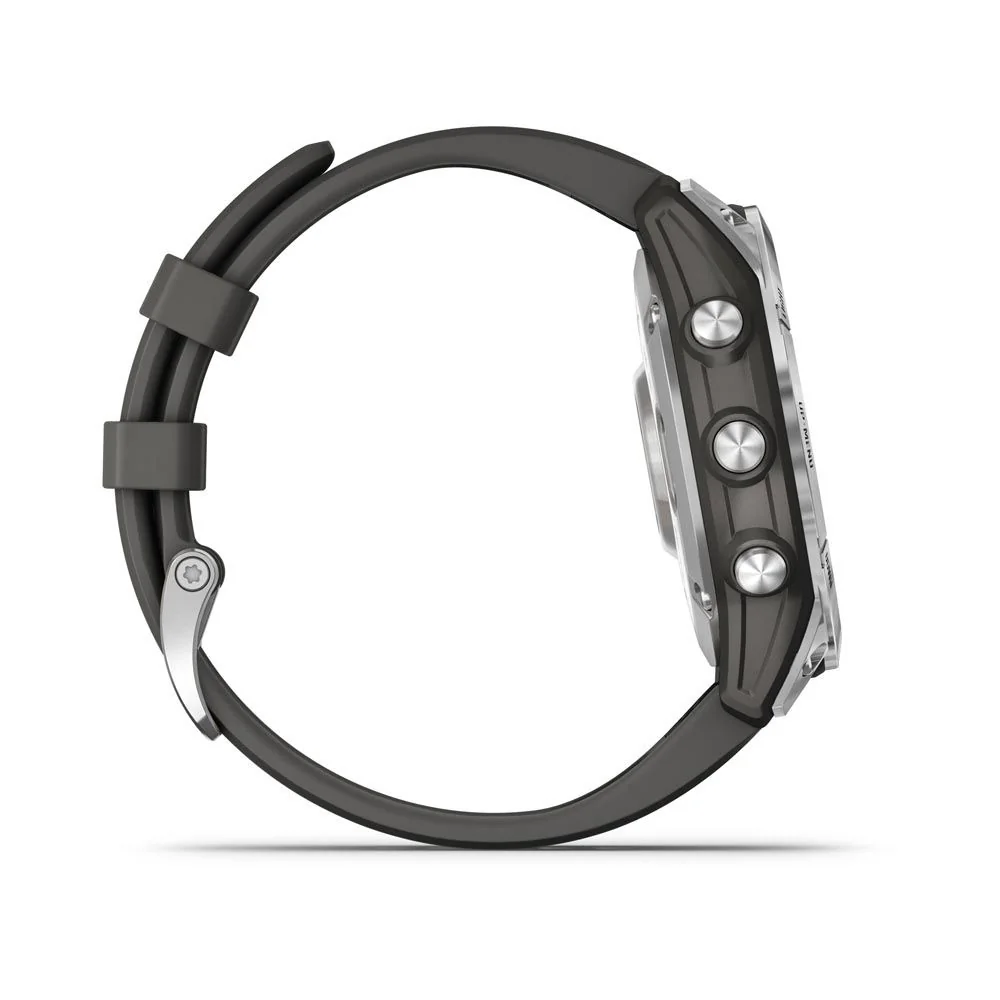 Garmin Fenix 7 Glass chytré hodinky Silver/Graphite