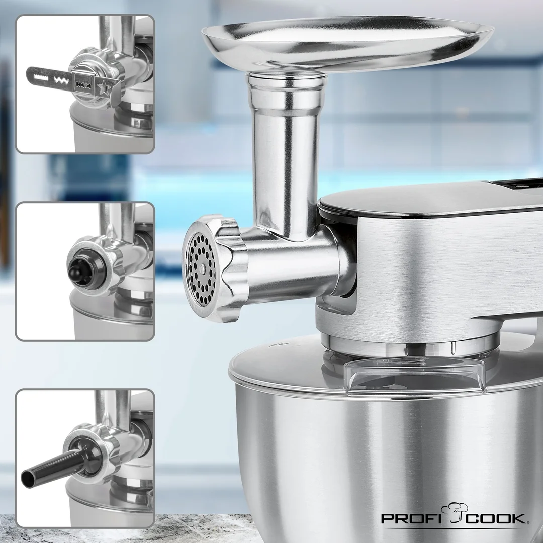 ProfiCook KM 1189 kuchyňský robot 6.7L XXl,mlýnek na maso,mixér 