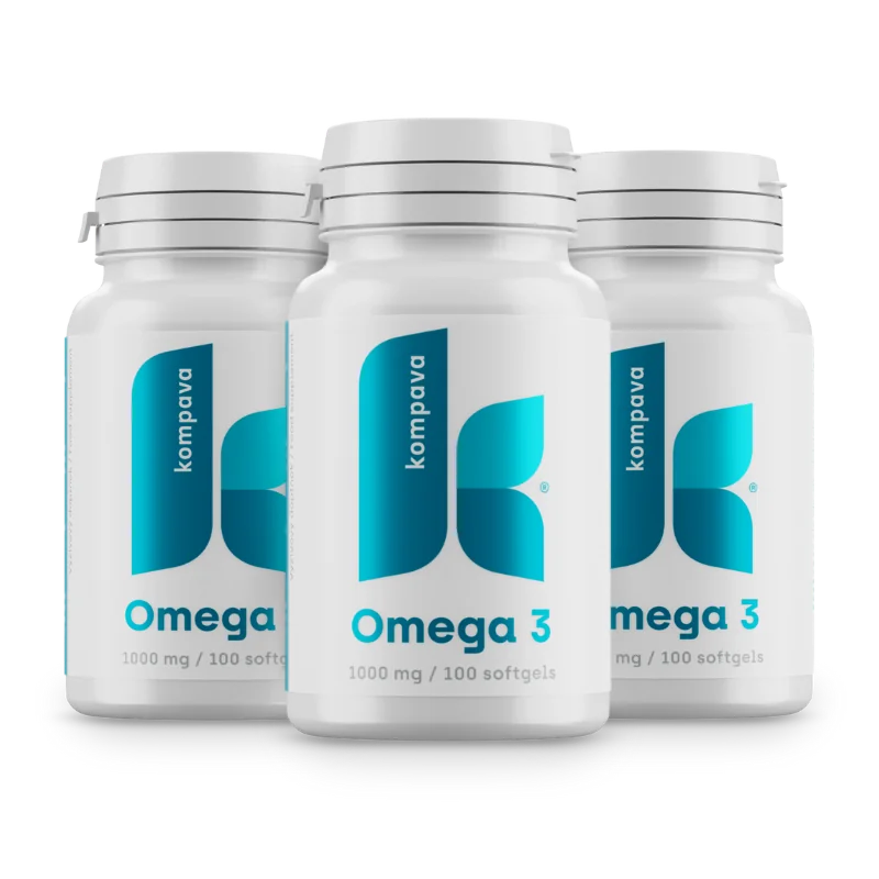 KOMPAVA Omega-3 1000 mg/30 kps