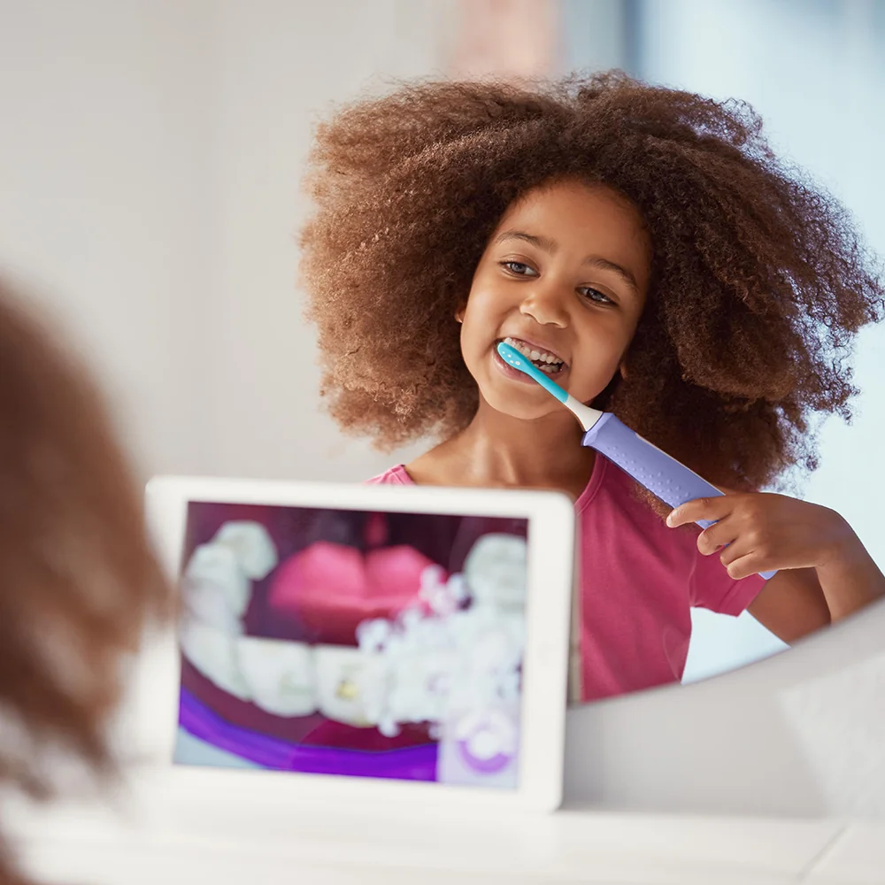 Philips Sonicare for Kids HX6322/12 dětský sonický zubní kartáček fialový