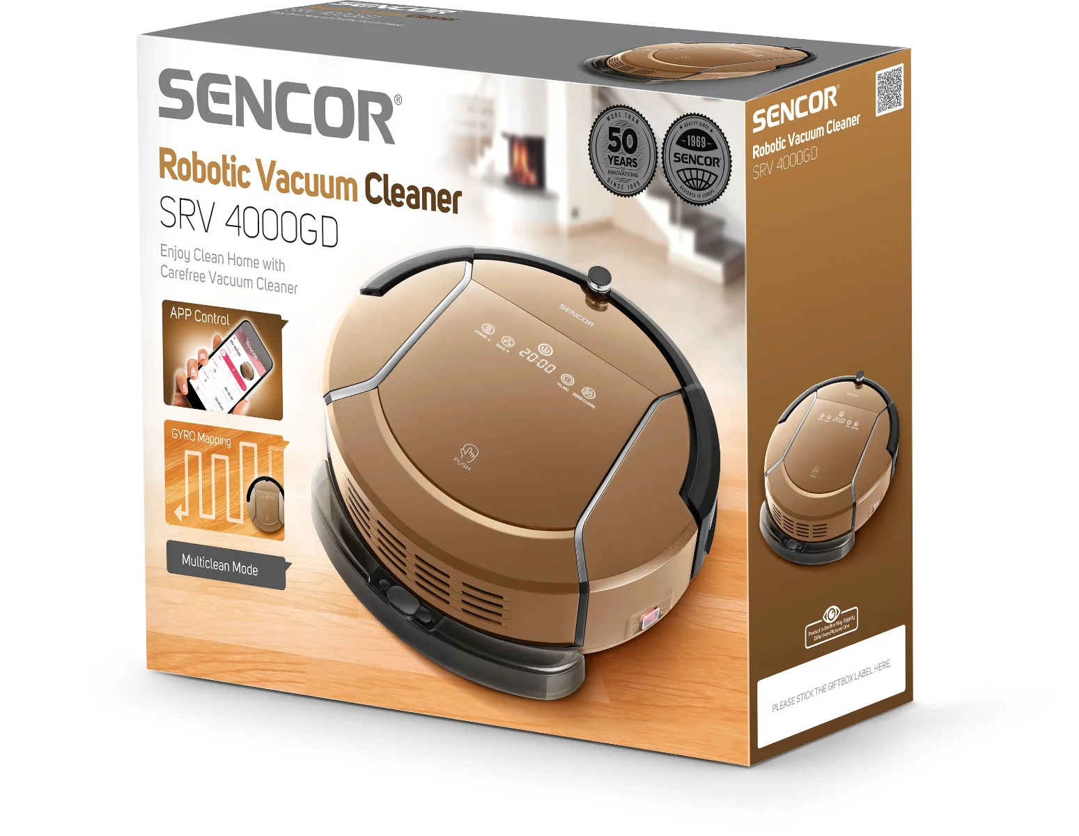 SENCOR SRV 4000GD-EUE3 robotický vysavač