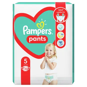 Pampers Pants vel. 5 12-17 kg plenkové kalhotky 22 ks