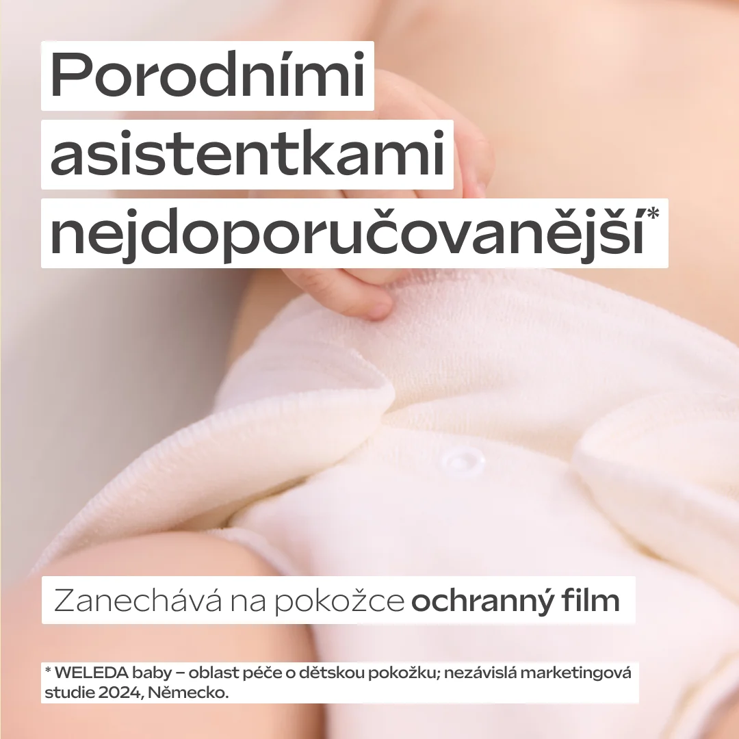 Weleda Baby Měsíčkový krém na zadeček bez parfemace 75 ml