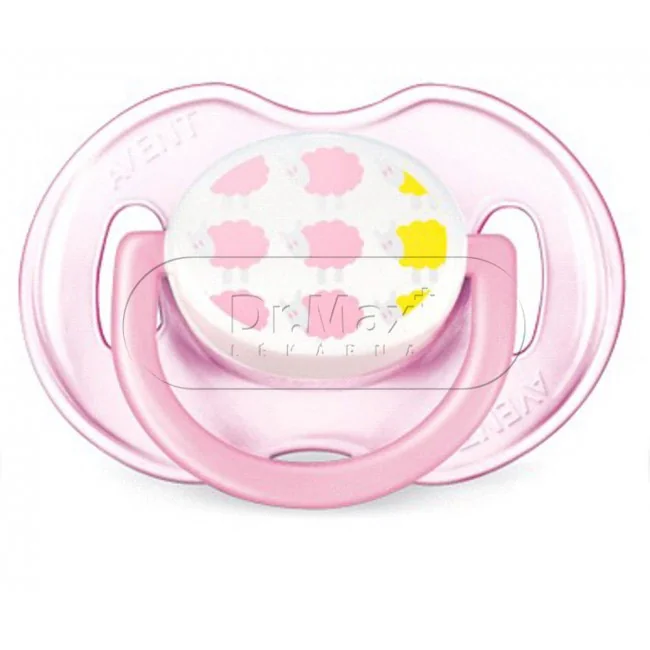 AVENT Šidítko OBRÁZEK 0-6m. dívka, bez BPA, 1ks