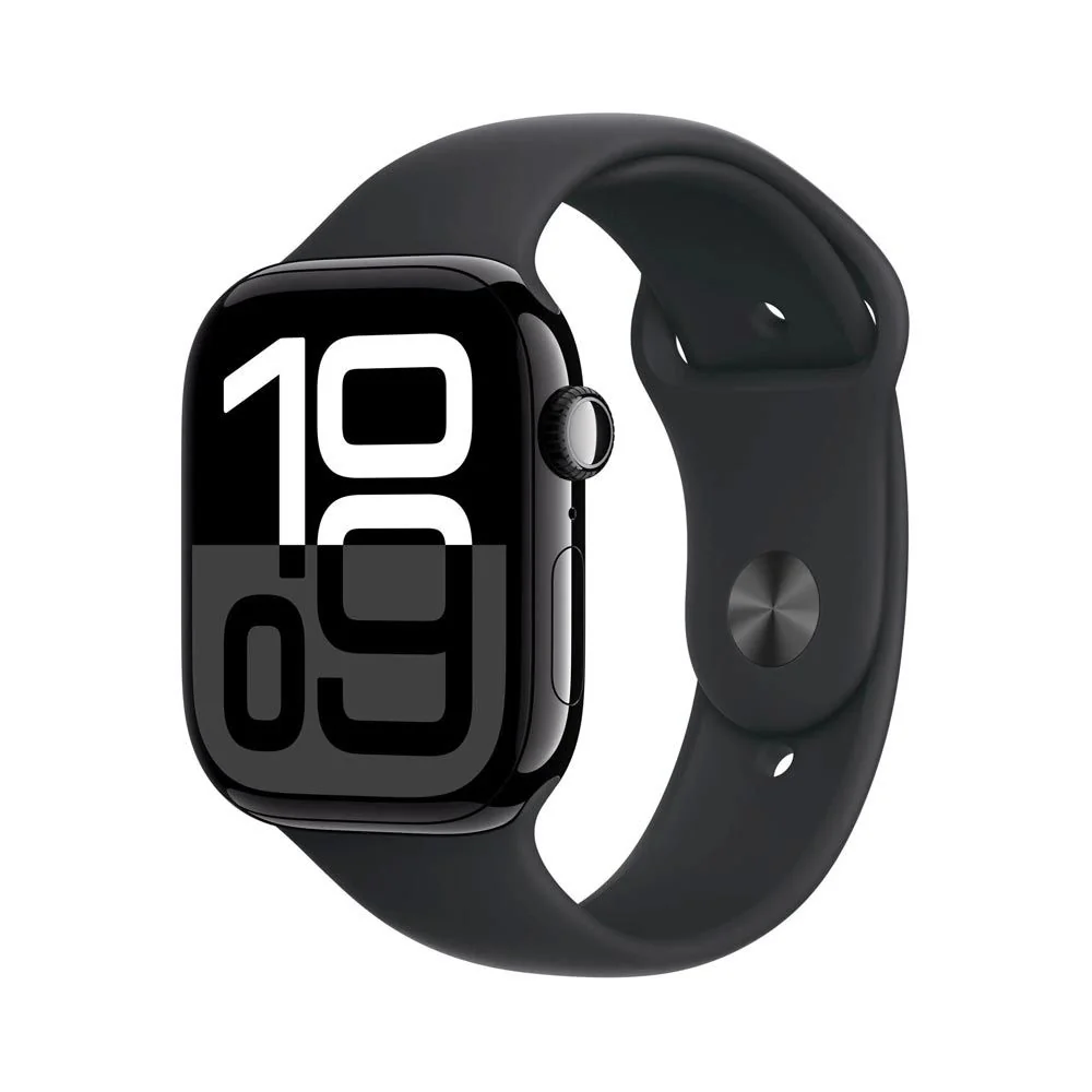 Apple Watch S10 Cellular 46 mm M/L sport band chytré hodinky black/black