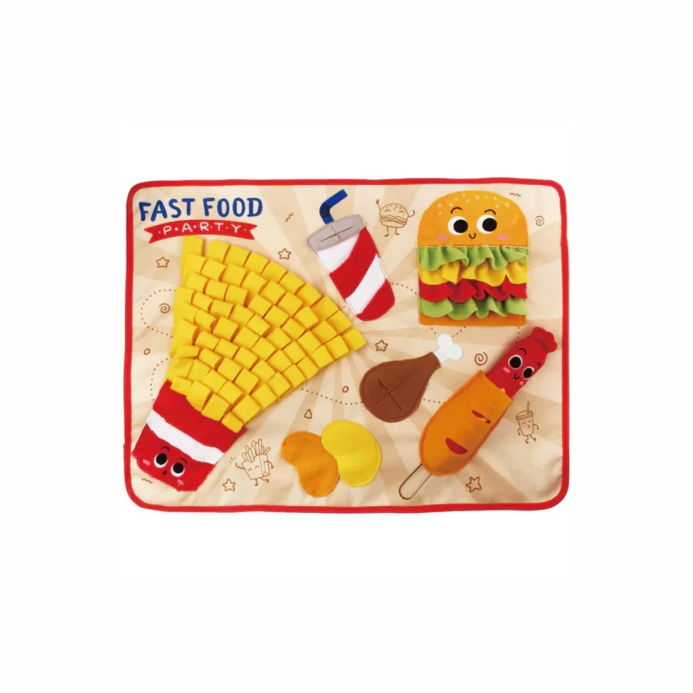 GiGwi Interaktivní čmuchací kobereček Fast food