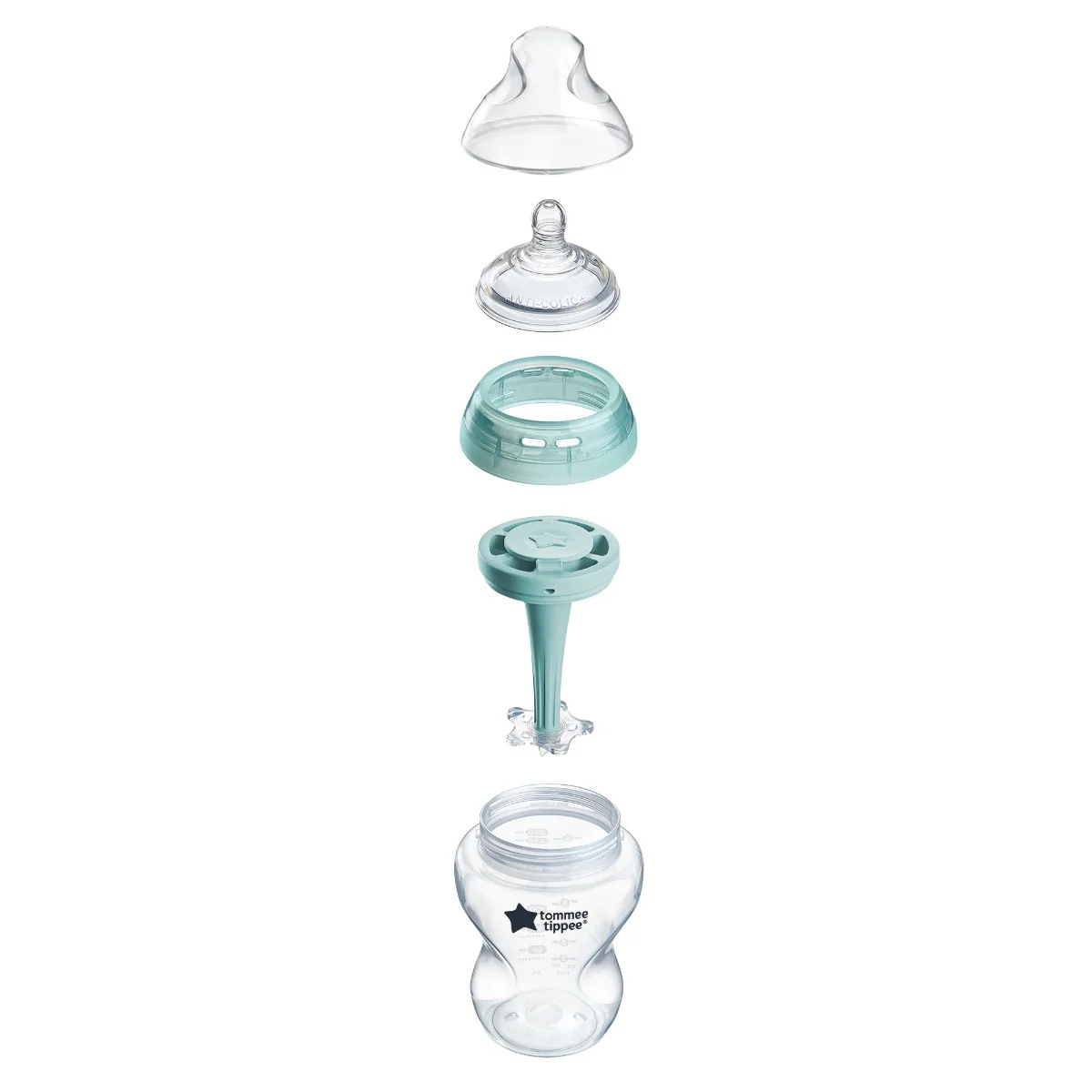 Tommee Tippee Advanced Anti-Colic Samosterilizační kojenecká lahev Pomalý průtok 0m+ 260 ml 2 ks